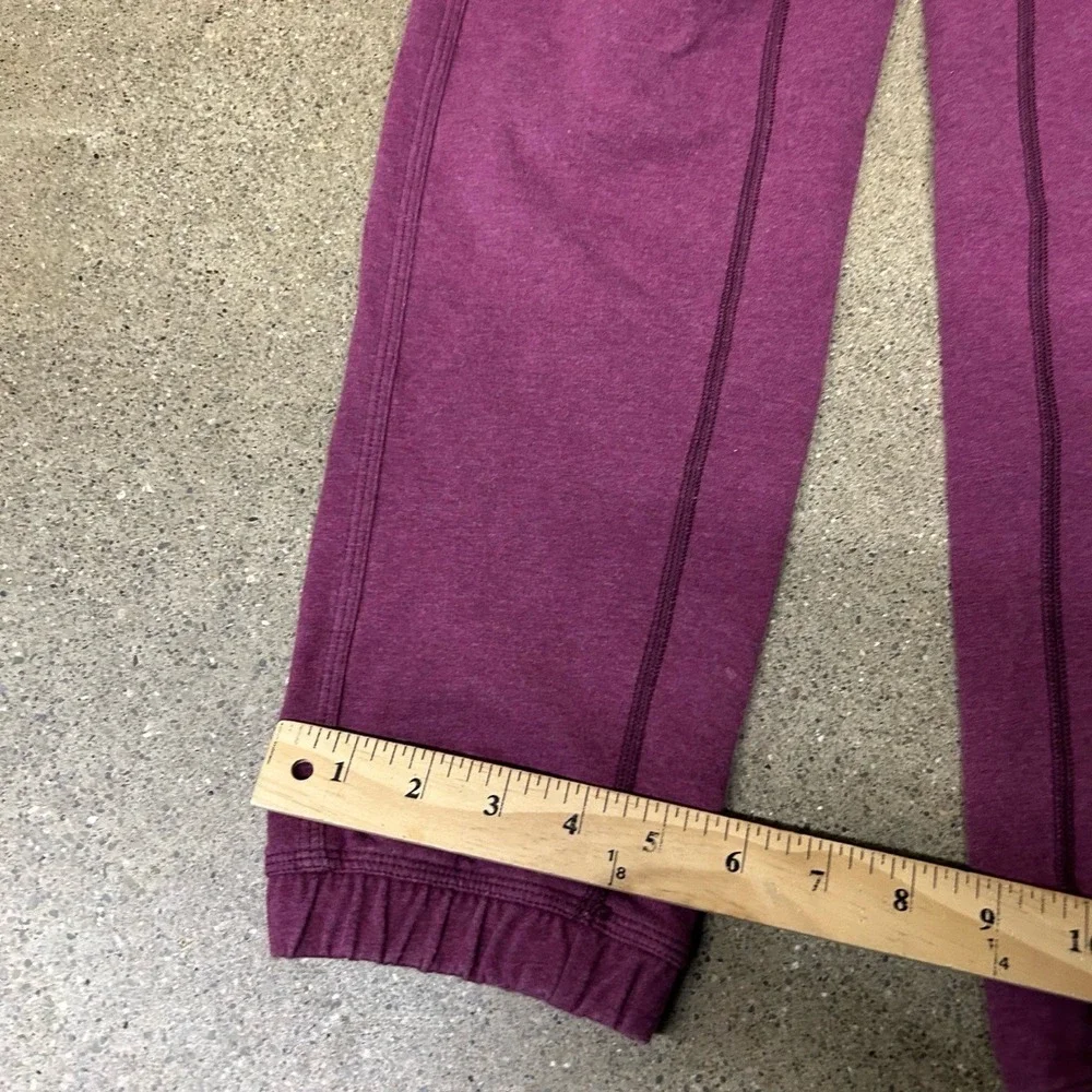 Lululemon Jogger Pants Womens Small Purple Elastic Cuffs Athletic Athleisure